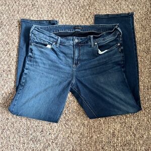 Silver Jeans Women's Deep Blue Elyse slim boot Jeans